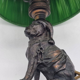 Vintage Mops Tischlampe 1960er | Mid-Century Kitsch