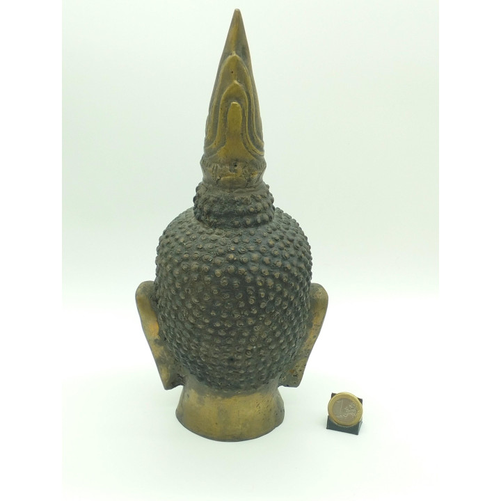Buste de Bouddha en Bronze - Style Ayutthaya