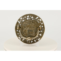 Винтажный дверной молоток Слон 1970-е Индонезия