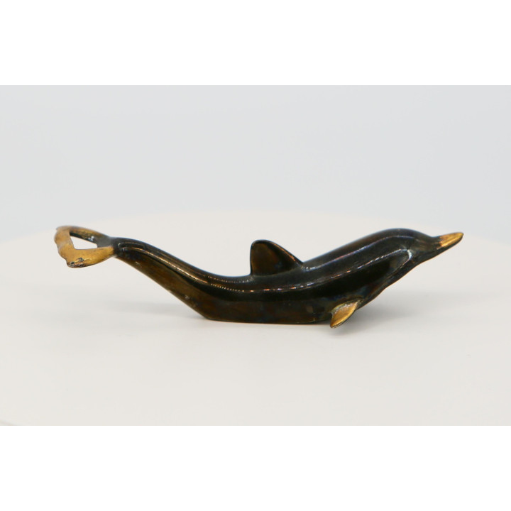 1980s Mid-Century Zoomorphic Bronze Bottle Opener