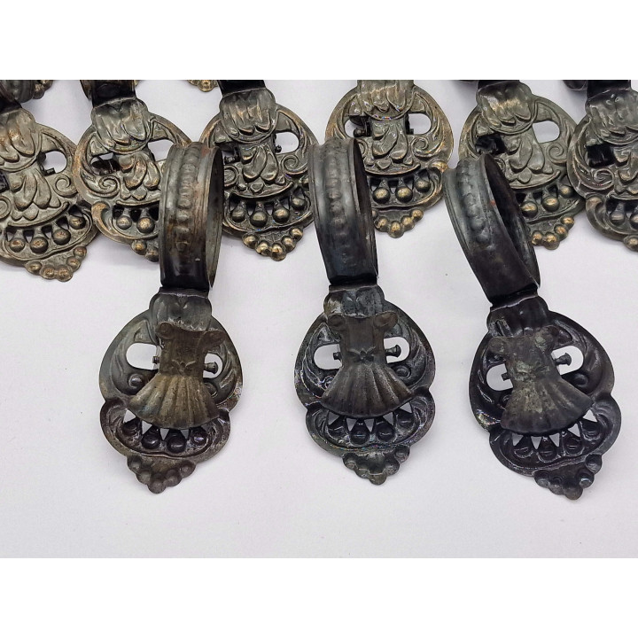 15 Accesorios Cortinas Vintage Metal 1940
