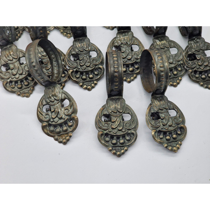 15 Accesorios Cortinas Vintage Metal 1940