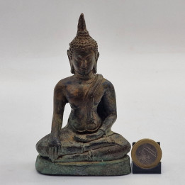 Brązowy Budda Siakjamuni (Tajlandia, lata 50. XX w.)