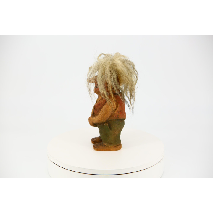 Vintage Ny Form Troll Figurine Norway 1980s Handmade