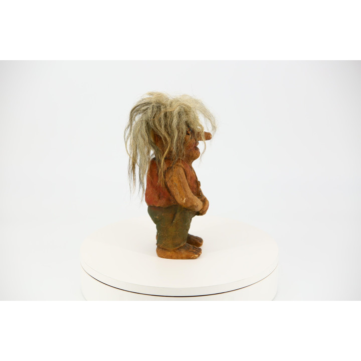 Vintage Ny Form Troll Figurine Norway 1980s Handmade