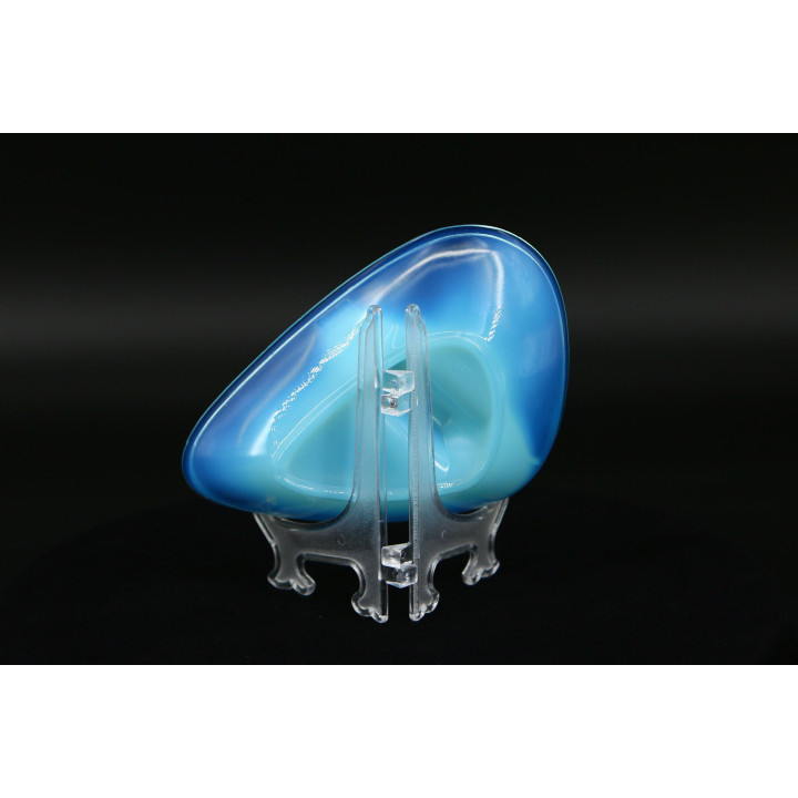 Cendrier Art Déco Opalex en Verre Opalin 1930