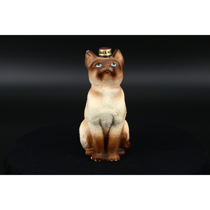 Bottiglia Miniatura Gatto Siamese - Ceramica Spagna 1990
