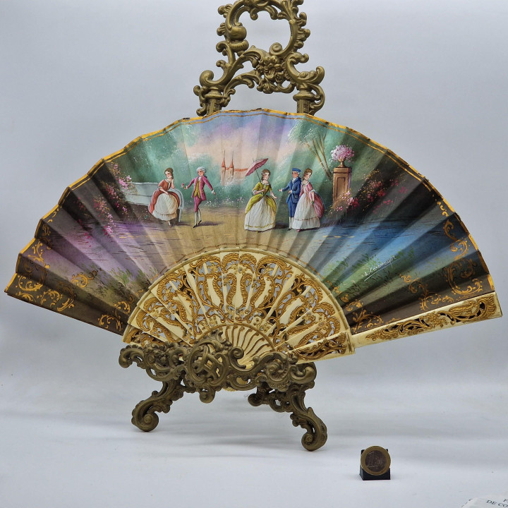 Ventaglio antico spagnolo L. Casamayor 1910