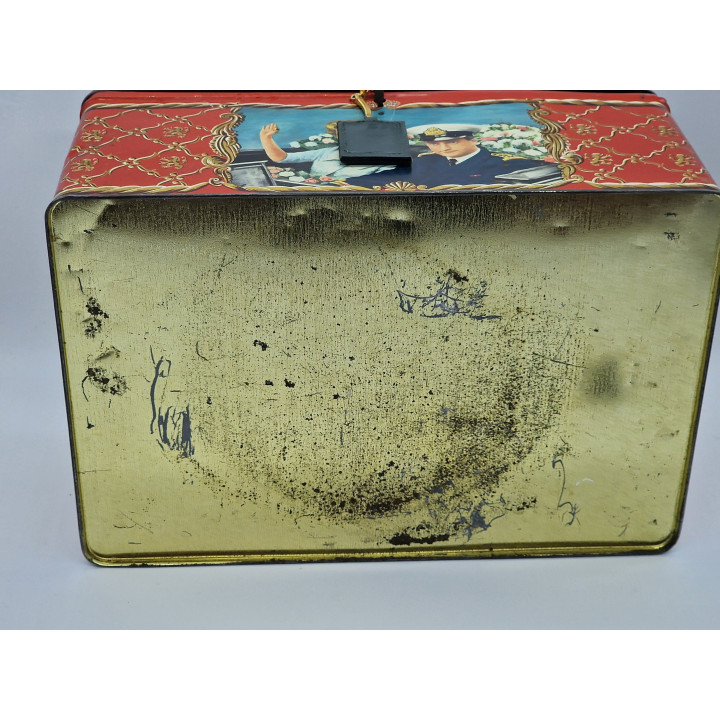 1959 Eperons d'Or Belgian Royal Wedding Commemorative Tin Box