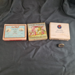 3 Cajas de Cigarrillos Egipcias Antiguas (1905-1930)