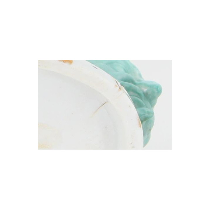 Cinzeiro de porcelana Putti século XIX