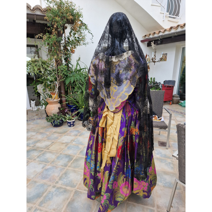 Traditionele Fallera Jurk Jaren '80 - Valenciaans Kostuum