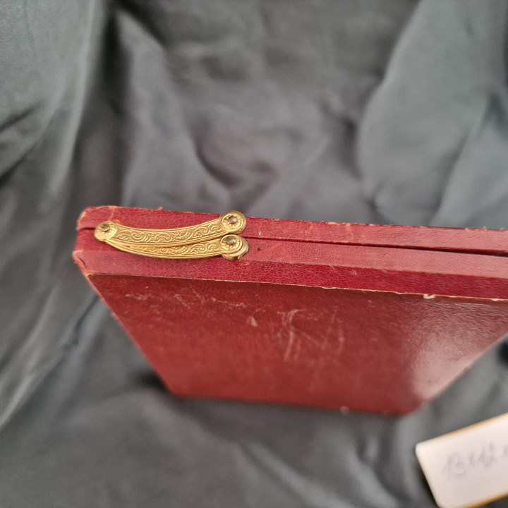 Niemieckie Etui Pamiątkowe 1872 - Theresia i Bertha Kanzenel