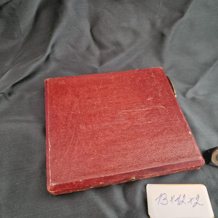 Niemieckie Etui Pamiątkowe 1872 - Theresia i Bertha Kanzenel
