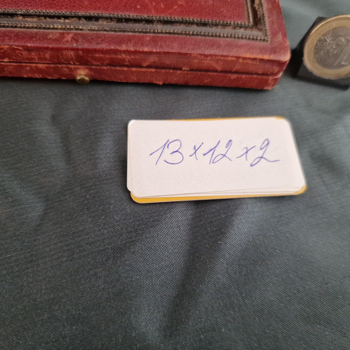 1872 German Commemorative Case - Theresia & Bertha Kanzenel
