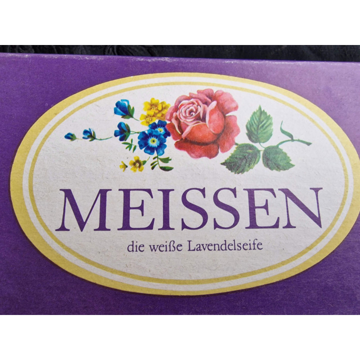 Vintage Meissen GDR Soap Set 1970s