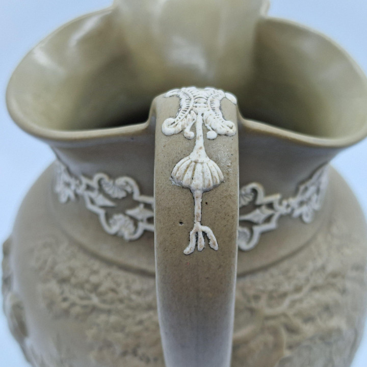 Brocca Staffordshire Imperial Stone Turner Relief 1870