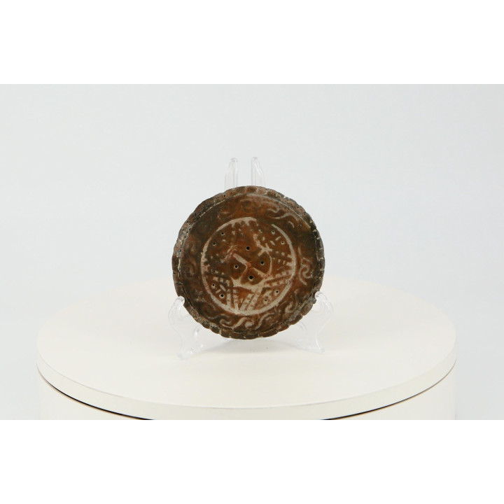 Sigillo Pintadera Messicano in Terracotta (1990)