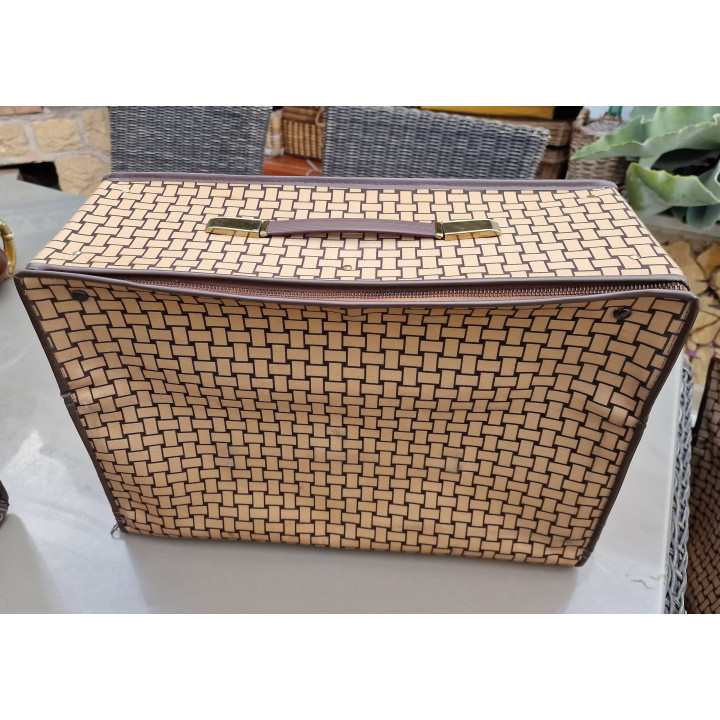 Conjunto de viaje vintage años 60: 2 maletas y bolso Areitio