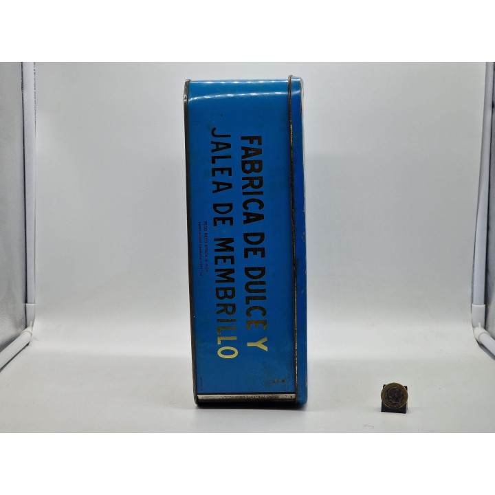 Vintage El Divino Pastor Metal Advertising Tin (1960s)