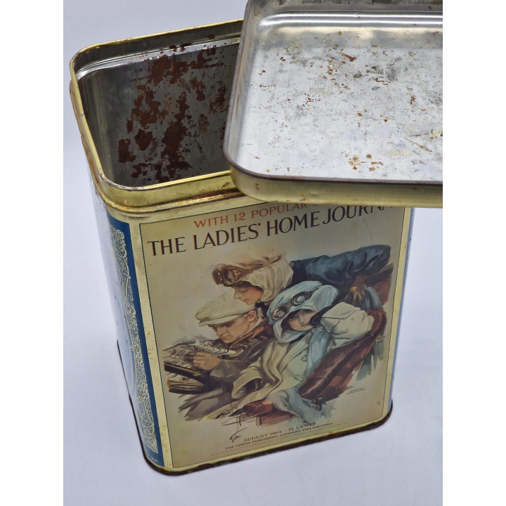 Vintage Cheinco Metalen Blik jaren '70 - Ladies' Home Journal 1914