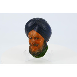 Sculpture Murale Bossons 'Sikh' Vintage 1966