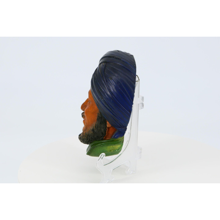 Vintage Bossons Sikh Wandskulptur 1966