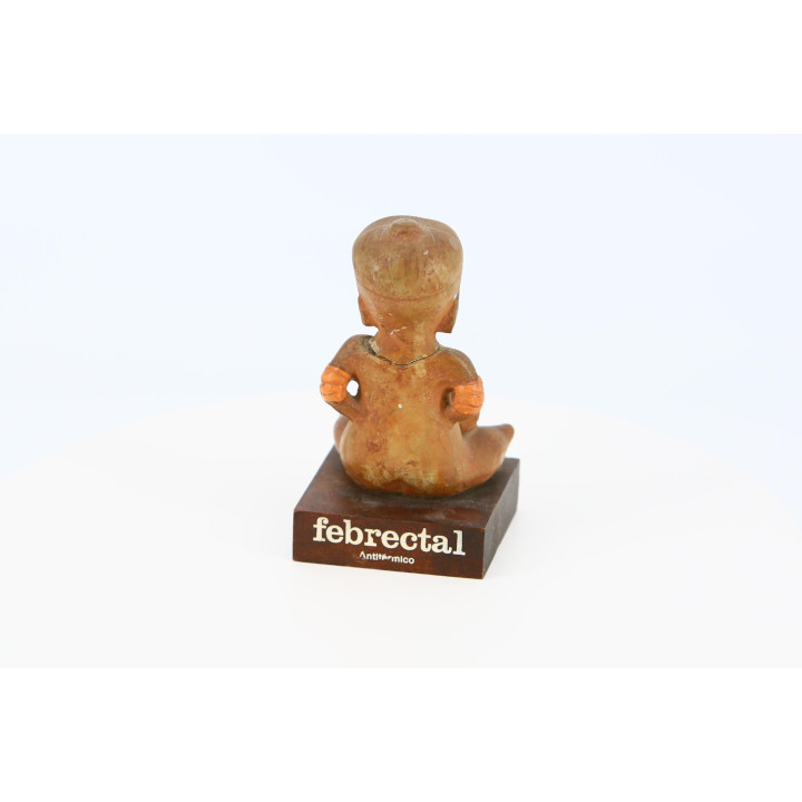 Statuetta Colima Pubblicità Farmaceutica - Febrectal Solac 1990