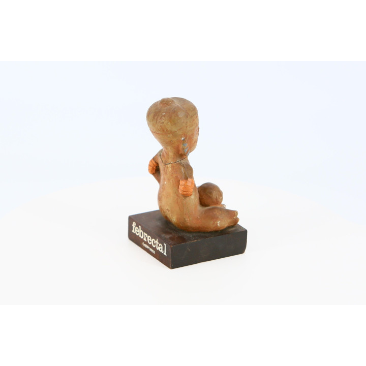 Statuette Colima Publicité Pharmaceutique - Febrectal Solac 1990