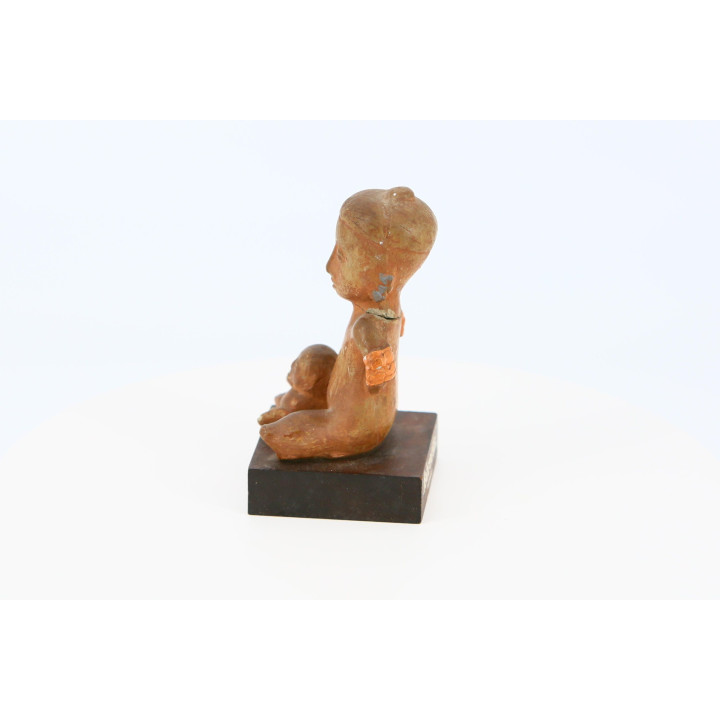 Statuette Colima Publicité Pharmaceutique - Febrectal Solac 1990