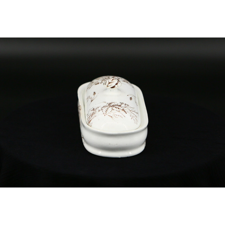 Wiktoriańskie ceramiczne etui na szczoteczkę - XIX wiek