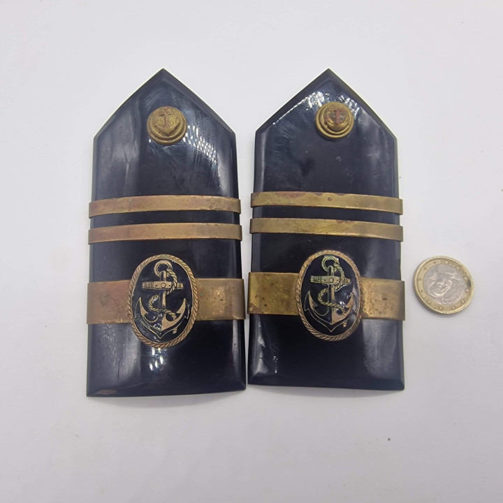 Vintage 1950s Merchant Marine Captain Epaulettes
