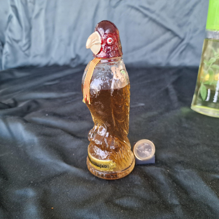 Vintage El Lorito Glazen Papegaai Fles - Verzamelobject Valencia