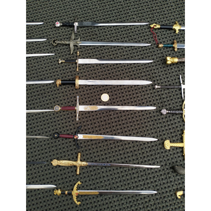 Collezione 22 Spade Miniature di Toledo Anni '60