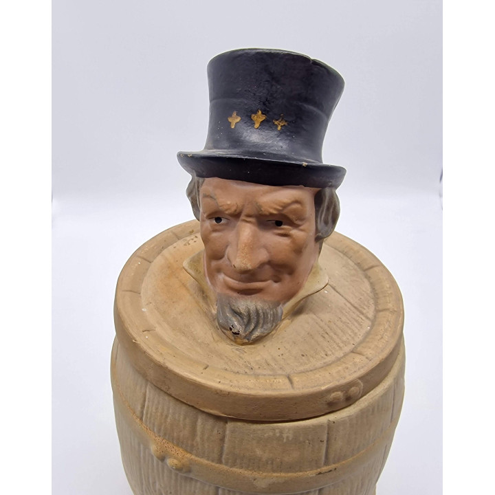 Antiker Onkel Sam Tabak-Humidor (ca. 1880) - Sammlerstück