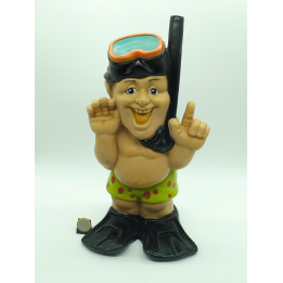 Vintage Duiker Spaarpot Jaren 70 | Kitsch Vinyl Decoratie