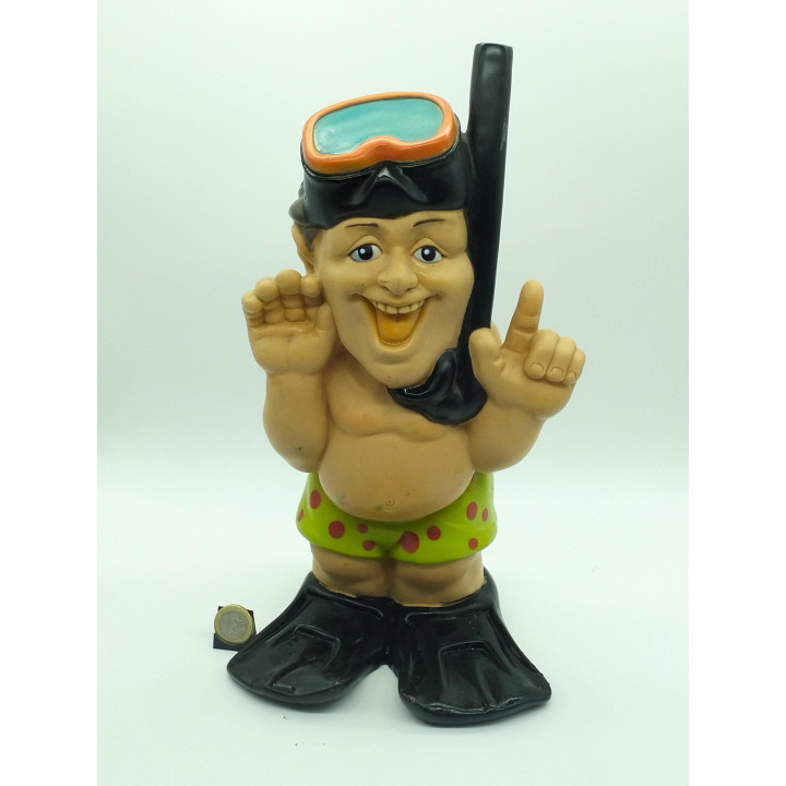 Mealheiro Mergulhador Vintage Anos 70 | Estilo Kitsch