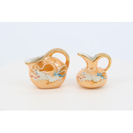 Nakasima Dragonware Miniatuur Vazen, Japan jaren '30