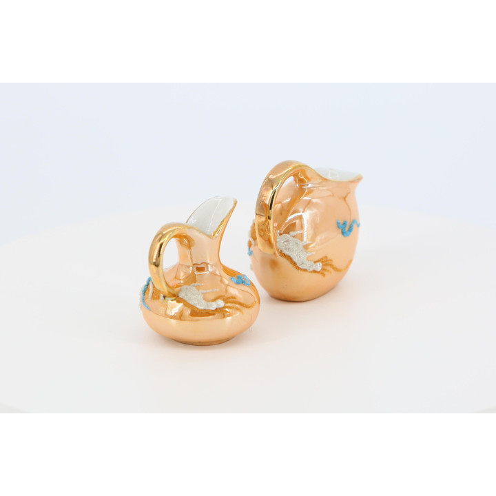 Nakasima Dragonware Miniatuur Vazen, Japan jaren '30