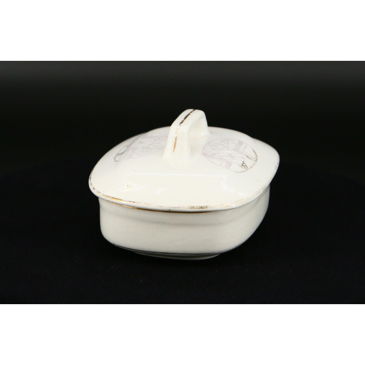 Portasapone Antico in Ceramica XIX Secolo - Stile Vittoriano