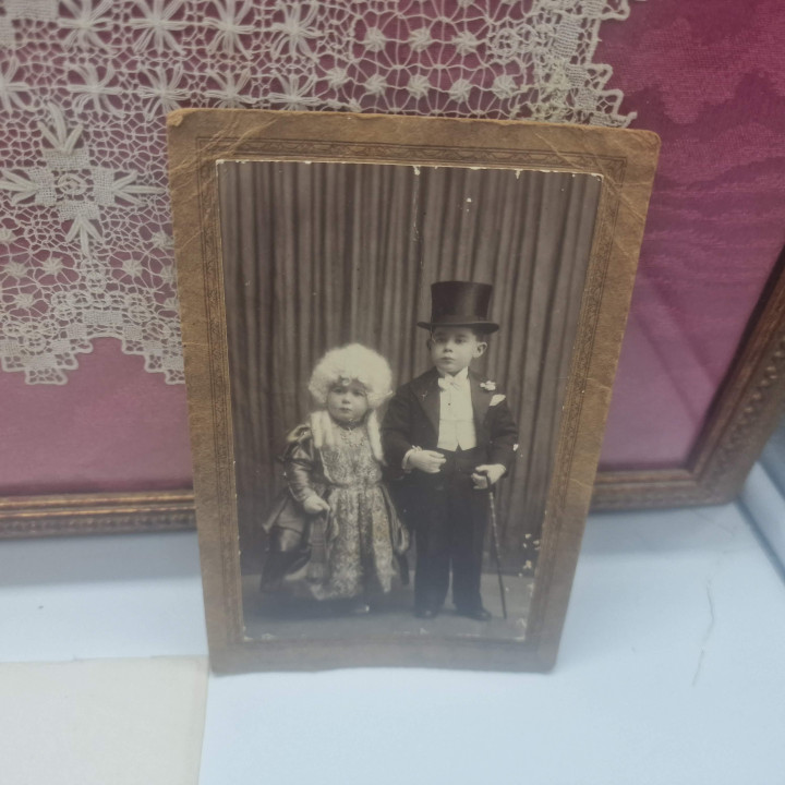 4 fotos originales boda 1900-1920, Francia