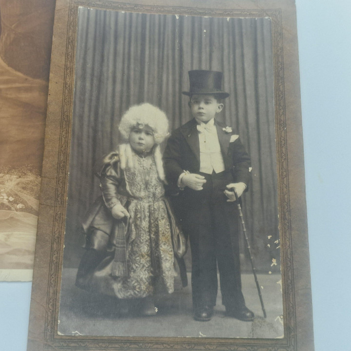 4 foto originali matrimonio 1900-1920, Francia