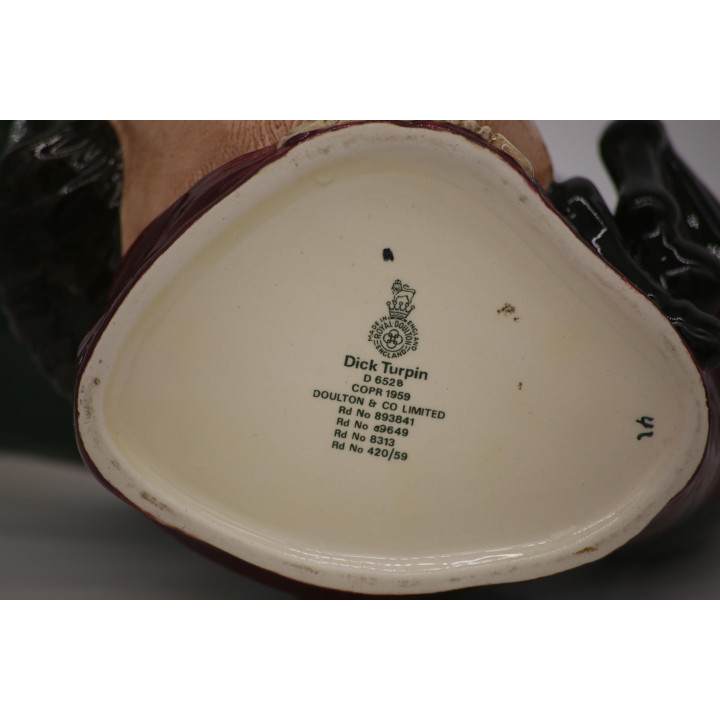 Jarra Royal Doulton Dick Turpin D6528 - Colecionável