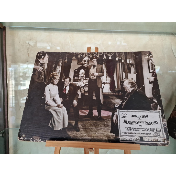 7 Cartazes Metálicos de Cinema Vintage Espanha 1960