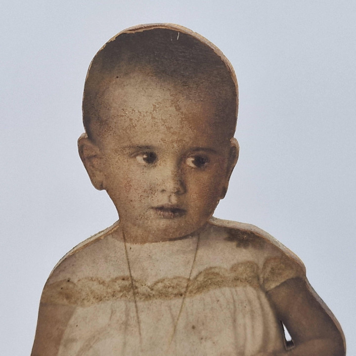 ファバリ 1928年 フォトスカルプチャー - 木製肖像画