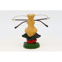 Support à Lunettes Vintage en Métal - Nez et Moustache