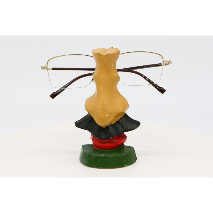 Support à Lunettes Vintage en Métal - Nez et Moustache