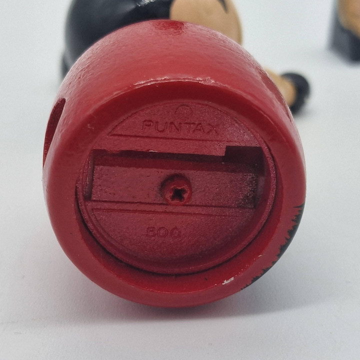 Vintage Puntax Model 500 Mouse Pencil Sharpener - 1970s Spain