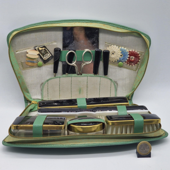 Nécessaire de viagem vintage anos 50 | Mid-Century Modern