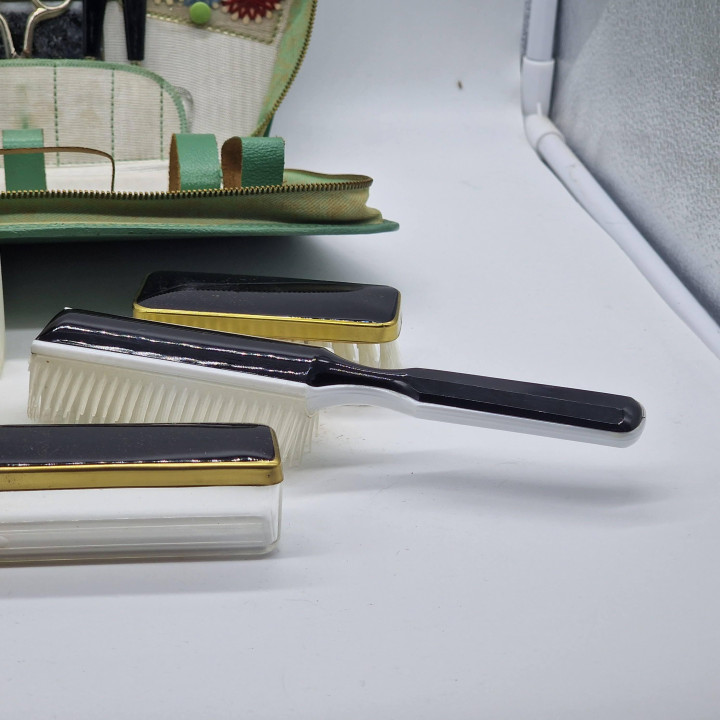 Vintage 1950s Travel Vanity Kit | Mid-Century Modern